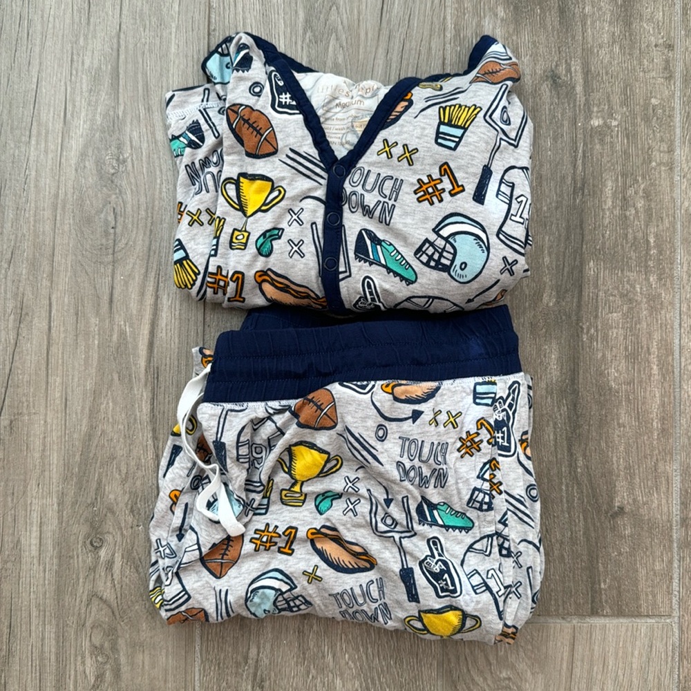 Little Sleepies Adult size medium sports game day